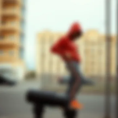 Fashionable outfit featuring Nike joggers