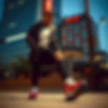 Stylish look of Nike Legend Essential in an urban setting