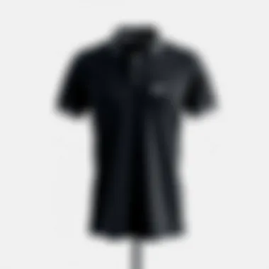 Nike polo shirt displayed on a minimalist background