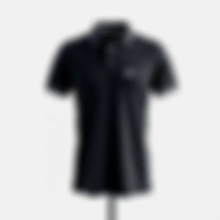 Nike polo shirt displayed on a minimalist background
