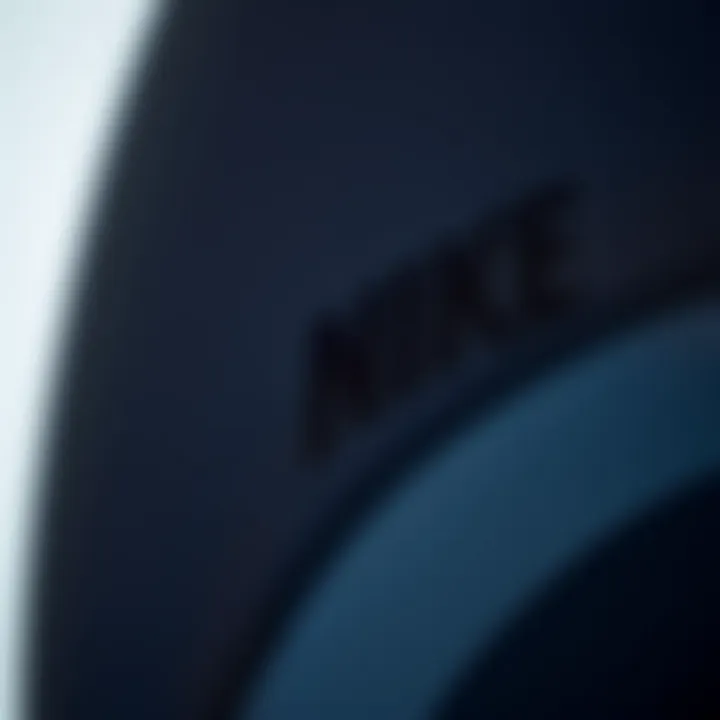 Close-up of Nike Pro tights fabric texture and quality