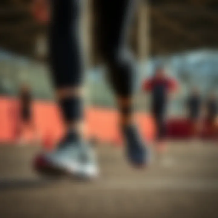 User engaging in various athletic activities wearing Nike Renew Run 2