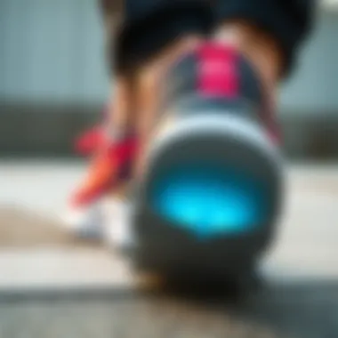 Close-up of the innovative cushioning technology in Nike Renew Run 2