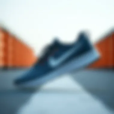 Dynamic view of Nike Renew Run 2 showcasing its sleek design