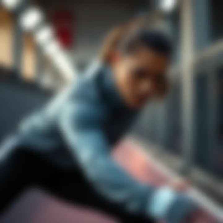 Athlete in Nike Tech Gear An athlete demonstrating flexibility and movement in Nike Tech gear