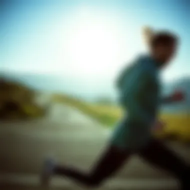 Athlete in action wearing Nike Therma-Fit