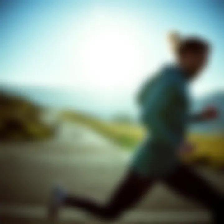 Athlete in action wearing Nike Therma-Fit