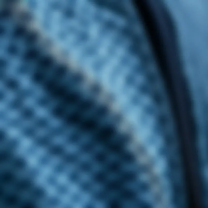 Close-up of Nike Therma-Fit fabric technology