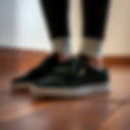 Stylish Puma Velcro Sneakers on a wooden floor