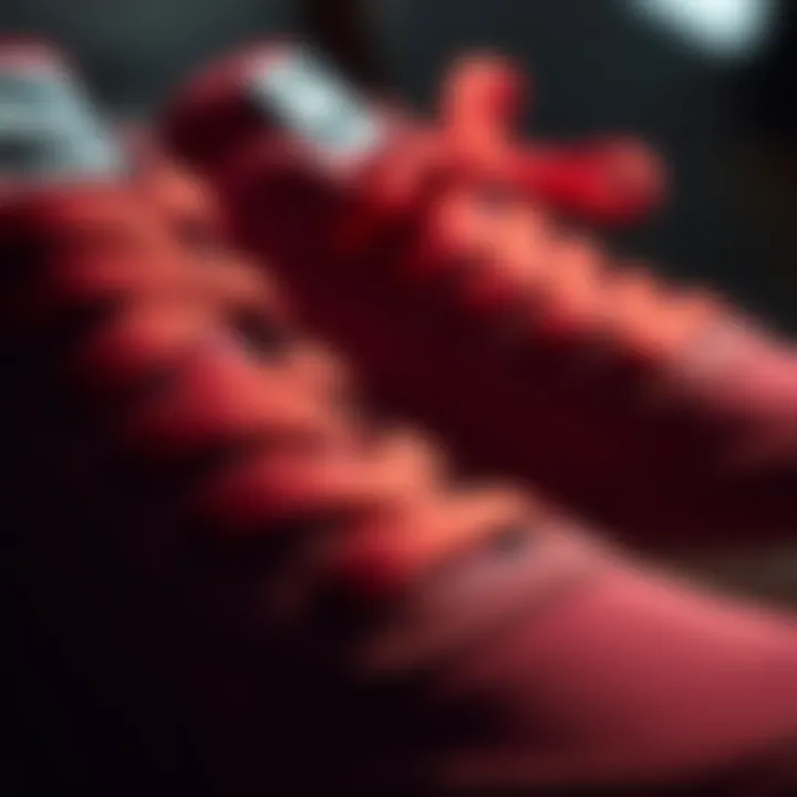 Close-up of high-quality materials used in Puma sneakers