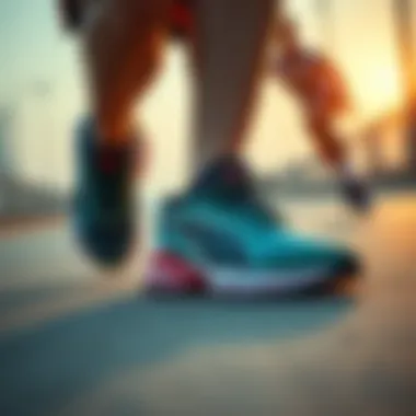 Puma X Ray Shoes in Action Athletes wearing Puma X Ray shoes during an active lifestyle.