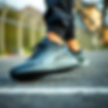 Real-Life Performance Testing User testing Puma Rapido shoes in a real-life setting.