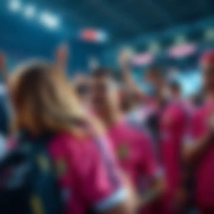 Celebrating Fan Culture with the Pink Jersey Fans wearing the pink jersey