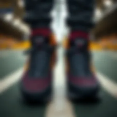 A close-up view showcasing the unique features of Skechers 220034