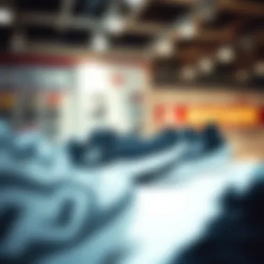 Skechers athletic shoes displayed in a dynamic setting