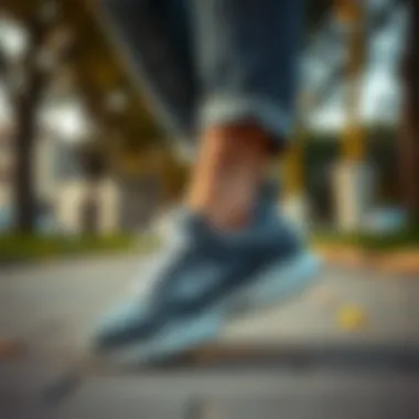 Lifestyle image of Skechers D'lux Walker in everyday settings