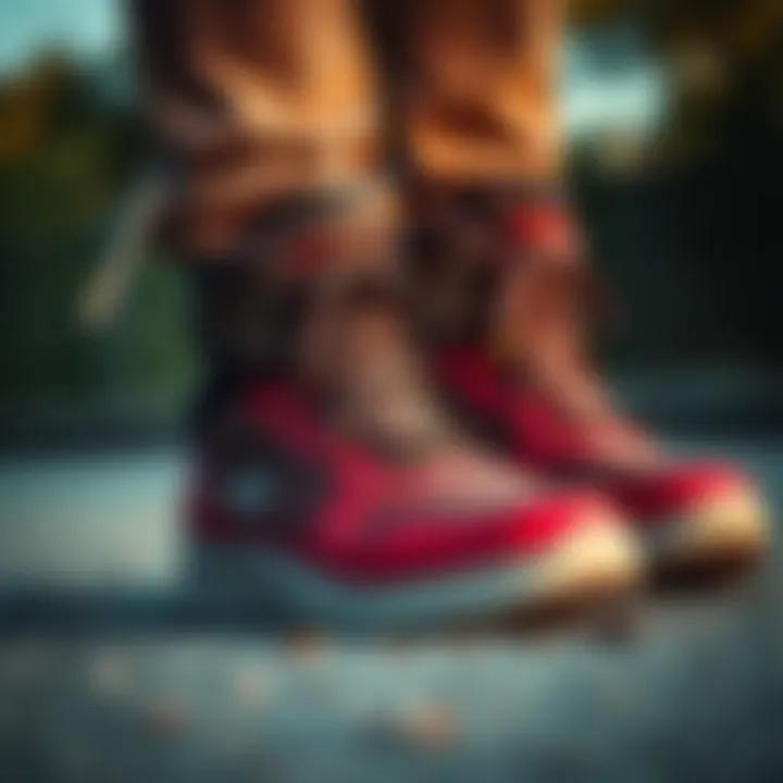 High-quality materials used in Skechers boots highlighting durability