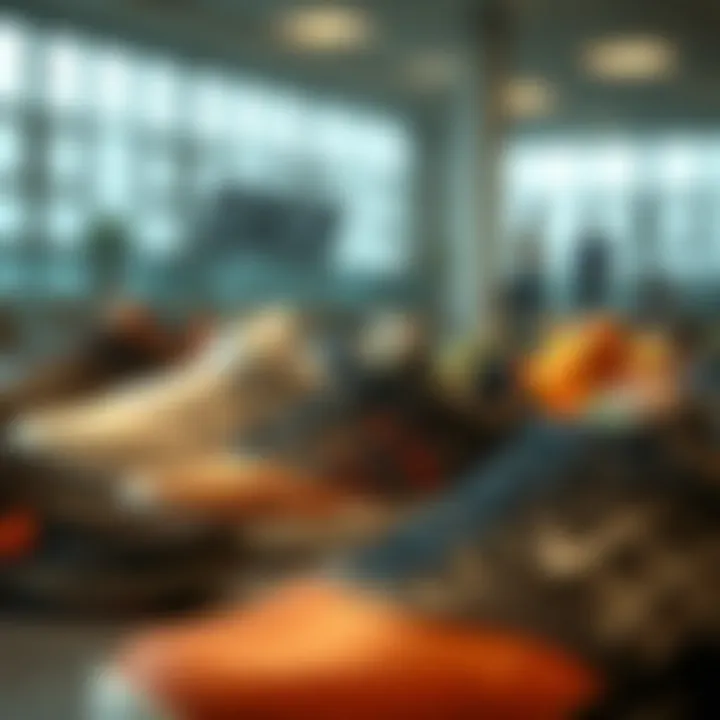 Diverse range of Solomon shoes showcasing variety