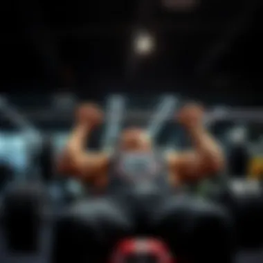 Proper Bench Press Form Expert displaying proper form for bench press exercise