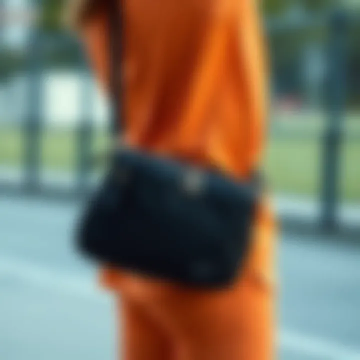 The Perfect Blend of Style and Functionality Stylish crossbody sports bag showcasing functionality