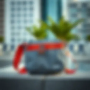 Trendy Design for Modern Urban Living Trendy sports crossbody bag in a modern urban setting