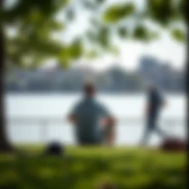 A peaceful setting promoting mental rejuvenation