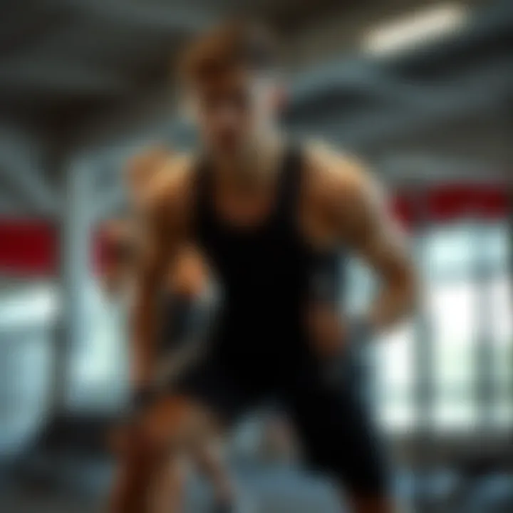 Athletes engaging in varied training methods