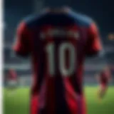 The iconic jersey of the top-selling football player.