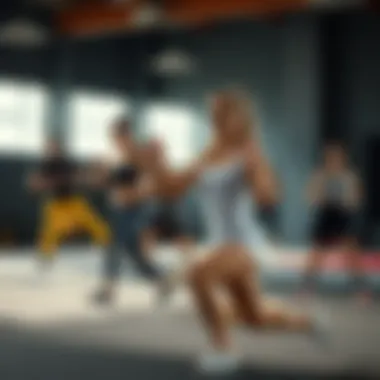 Diverse Sports and Standing Core Movements Variety of sports incorporating core workouts